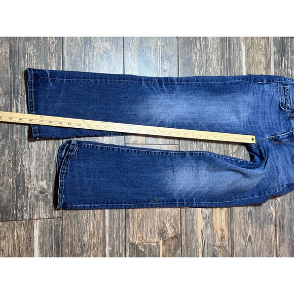 BKE Payton Mid Rise Universal Fit Tailored Bootcut Jeans Blue Size 28x29 Western - Picture 8 of 10